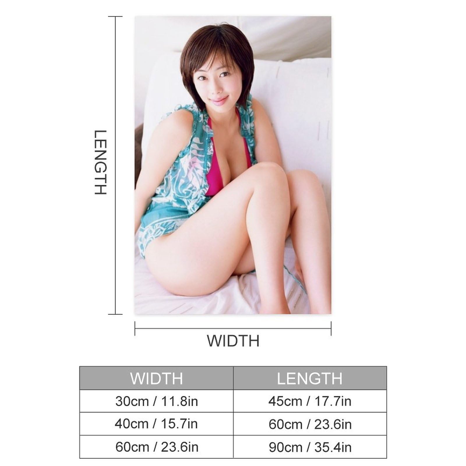 Amazon.co.jp: 井上和香20このステッカーポスター（横版）は、リビング